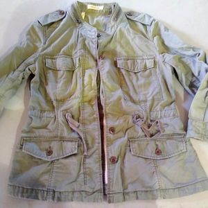 Paper Boat 3/4 Sleeve Utility Jacket Size Medium